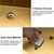 Wesliv 12x16 Inch Gold Bar Sink Undermount Rv Sink 16 Gauge Stainless Steel