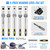 68Pcs 3D Printer Tools Kit with Storage Case, 3D Printer Accessories - Deburring Tool, 3D Printer Removing Scrapers, Metal Files, Brushes, Hand Drill, Tweezers, for Bambu Lab, Ender 3, Kobra, etc.