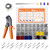 945Pcs Pin Connector Kit,Car Electrical Wire Connectors Terminal Pins,21Type Non-Insulated Plug 1/1.5/1.8/2.2/2.8/3.5mm,Large Quantity&Easy Store with Ratchet Crimping Tool 22-16 AWG