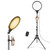 PIOENIMAGE 10" Ring Light with 59" Tripod Stand and Phone Holder, Dimmable LED Circle Lights Selfie Ring Light Tripod for Photography, Video Recording, Live Stream, Makeup