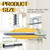 130Pack Eye Lag Screw Galvanized Carbon Steel Lag Wood Screw with 1Pcs Eye Lag Driver Eyelet Screw Heavy Duty Cement Wall Anchors Concrete Screw