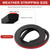 326A0004 Tonneau Cover Bulkhead Seal 3/5 in x 65 in, Truck Bed Cover Seal