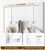 KitchLife Long Over The Door Hooks Hanger with 15.75" Extended Arms, Fits 1 3/8" Doors, L40U - Upgraded Thickened Heavy Duty Bathroom Accessories and Towel Rack Organization - 1 Pack, Glossy White