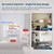 LOUYSGEN 1000W Light Switch No WiFi,White 3 Button