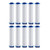Shower head Filters 10 Pcs, Ion Shower Drops Head Filter, PP Cotton Filtered Shower Handheld, Filter Element Multiple Specifications, Suitable for Different Models of Shower Heads (White, 7cm/2.75in)
