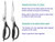 Kitchen Shears Come-Apart - Heavy Duty Culinary Scissors for Cutting Poultry, Fish, Meat, Food - Large Size (9.25”) - Ultra Sharp Blade - Black Handle
