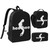 MJ Pop Legend Music 3pecs/set Backpack for Student Shoulder Bag Lunch bag Pencil Case