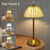 USB Rechargeable Crystal Touch LED Night Light Desktop Table Lamp Ambient Lighting for Hotel Bedroom Decor