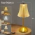 USB Rechargeable Crystal Touch LED Night Light Desktop Table Lamp Ambient Lighting for Hotel Bedroom Decor