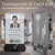 Oaridey Minimalist Wallet for Men with Clear ID Card Holder, RFID Blocking