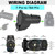 CXTM Multi Tow Trailer Connector,Dual Output 7 Blade & 4 Flat Plug Adapter