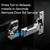 STIANC 20 Pcs Full Overlay Frameless Soft Close Cabinet Hinges,105° 3-Way