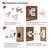 STIANC 20 Pcs Full Overlay Frameless Soft Close Cabinet Hinges,105° 3-Way
