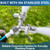 Garden Hose Splitter 2 Way Heavy Duty, 304 Stainless Steel 2Way Hose Splitter, 3/4'' GHT Water Hose Splitter 2 Way, Full Flow Garden Hose Y Splitter(All Components are Stainless Steel)