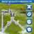 Garden Hose Splitter 2 Way Heavy Duty, 304 Stainless Steel 2Way Hose Splitter, 3/4'' GHT Water Hose Splitter 2 Way, Full Flow Garden Hose Y Splitter(All Components are Stainless Steel)