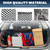 ZNDAW Stretchable Cargo Net, Adjustable Elastic Storage Mesh Nets, Envelope Style Cargo Netting with Mounting Screws and Hooks, Trunk Rear Cargo Organizer Net for Car Truck SUV (35.4×11.8 Inch)