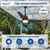 Depuley 42-Inch Outdoor Ceiling Fans: Walnut Waterproof Gazebo Fans with Lights Remote App Control - 3-Blade Plug-in Outdoor Hanging Fan for Patios Pergola Porch 6 Speed Reversible