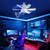 Flarouch 19" E26/E27 Socket Fan Light with Remote, RGB, Bluetooth Speaker