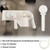 RV Shower Faucet with Hose and shower Head,Camper Shower Faucet Replacement,Rv Tub Faucet With Shower Diverter,Handheld Camper Shower Head and Hose,Rv Outdoor Shower Kit (Faucet Kit, Milky White)