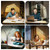 ShineTech 3-Head LED Desk Lamp with Clamp, Eye-Caring Clip on Lights