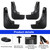 Peleus Upgraded Mud Flaps Mud Guards for Honda Accord 2026 2025 2024 2023 Aerodynamic Mud Flaps Splash Guards Fenders for Honda Accord 2025 2024 2023 Accessories Set of 4 Mudguards Mudflaps