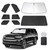 TINGLU Window Shades for Toyota 4Runner 2010-2024 Accessories Car Side Full Windows Rear Triangular Windshield Sun Shade Sun UV Rays & Privacy Protection for Camping,Napping,and Relaxing 8PCS