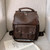 2022 Women Vintage Leather Backpacks Vintage Female Shoulder Bags Sac a Dos Casual Travel Ladies Bagpack Mochilas School Bags