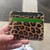 Classics Leopard Print PU Leather Card Wallet Fashoin Bus Id Business Coin Money Thin Card Holder for Men & Women