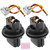 Front Turn Signal Light Socket Fit for Toyota Avalon Camry Corolla Highlander Sequoia Tacoma Tundra Venza 2014-2024 Lamp Bulb Plug Holder Replace OE 81128-06470 2PCS
