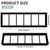 Tandefio 2 Pack 10" x 35" Shed Window, Transom Windows with Tempered Glass, Basement Garage Door Flush Mount Shed Window with Tempered Glass Household Windows with Screws for Chicken Coop Playhouse