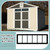 Tandefio 2 Pack 10" x 35" Shed Window, Transom Windows with Tempered Glass, Basement Garage Door Flush Mount Shed Window with Tempered Glass Household Windows with Screws for Chicken Coop Playhouse
