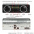 Single Din Car Stereo Bluetooth with Two Built-in Speakers 12-24V Car Radio