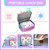 Oruiji Unicorn Lunch Box for Girls Bento Box for Kids with Ice Pack,Stainless Steel Water Bottle Set Utensils Set Food Container for School Girls Kids Back to School Supplies