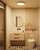Fitop Bathroom Exhaust Fan with Light, 130 CFM 47W Ceiling Mount Shower Ventilation Exhaust Fan, 1.5 Sones Bathroom Vent Fan with Light, 1100LM LED Light 3000K/4000K/5000K (Gold)