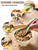 Gomakren Asian Soup Spoons Set of 6, 6.5in Ceramic Ramen Spoons, Blue-Green