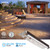 LEONLITE 4-Pack 12 Inch LED Hardscape Lighting, 3W/5W/7W, 2700K Soft White
