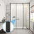 Magnetic Strips for Shower Door 3/8" Width X 1/8" Thickness,Framed Glass Door Replacement,13' Length