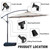 Outdoor Patio Umbrella Parts Replacement,Outdoor Courtyards Patio Umbrella Accessories Steering Bracket