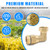 CXCESNS 3/4" Brass Garden Hose Elbow, 90 Degree GHT Solid Brass Fitting