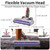 Upgraded LED Motorhead Compatible with Dyson V7 V8 V10 V11 V15, Anti-Tangle V-Shape Roller Brush Replacement, 2-in-1 Vacuum Head for All Floors (Not for Slim Series)