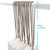 Antique Brass Shower Curtain Hooks, 27 Inch Ball Chain Design, 12 Pack Rust-Resistant Metal Curtain Rings for Bathroom Rods, Heavy Duty 4.5mm Shower Curtain Hangers