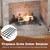 16" x 10" Fireplace Grate Ember Retainer - Extra Thick Heavy Duty Solid Steel Mesh Grille for Fireplace & Fire Pit, Prevents Burning Embers from Falling, Durable Camping & Indoor,Outdoor Use