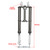 CRF50 Front Forks, CRF50 Fork Shock Suspension Assembly for CRF50 XR50 CRF50F XR50R 2004-20014 50cc 70cc 110cc 125cc Dirt Pit Bikes 510MM (Black)