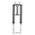 CRF50 Front Forks, CRF50 Fork Shock Suspension Assembly for CRF50 XR50 CRF50F XR50R 2004-20014 50cc 70cc 110cc 125cc Dirt Pit Bikes 510MM (Black)