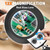 KIRKAS 12X Magnifying Glass with Light and Stand, Extra-Long Arm Knob