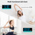 TIMESS 17.5-Inch LED Digital Wall Clock with Temperature & Humidity
