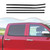Polished Stainless Steel Chrome Window Sill Trims Compatible with 2014-2018 Chevy Silverado & for GMC Sierra Black Outer Window Sills Trims Accessories Exterior 4ps