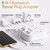 Unidapt Cruise Approved Power Strip, Non Surge, US to Europe Plug Adapter