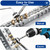 Tnisesm 40Pcs 5/16 Rivet Nut Installation Tool Set, 5/16-18 Carbon Steel Zinc Flat Head Riveter Nutsert Tool Kit