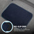 BDK Premium Carpet Blue Floor Mats for Cars - Universal Fit Interior 4-Piece Car Mats Full Set with Vinyl Heel Pad Protector - Cute Car Accessories Interior Floor Covers for SUVs & Trucks